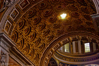 The ceiling of St Peter's, Rome