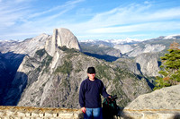 Simon spoiling the view at Half Dome
