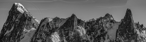 Grand Jorasse, Dome de Rochefort, Dent de Geant