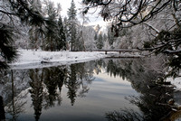 Merced River and Cathedral Rocks