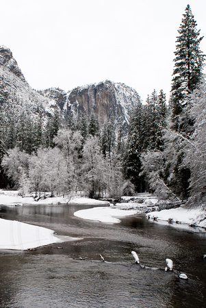 Cathedral Rocks and Merced River