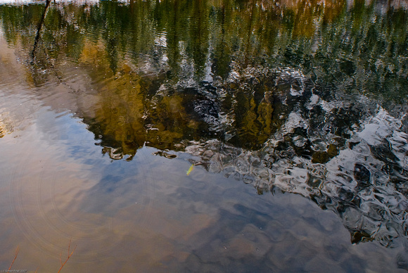 El Capitan reflection in Merced River
