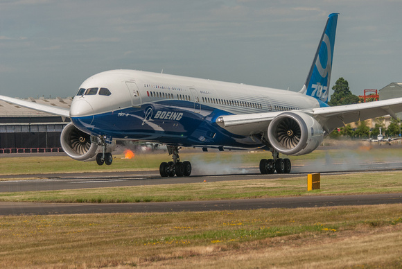 Boeing 787-9 Dreamliner, N789EX; Farnborough International Airshow, July 14th 2014