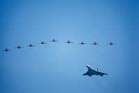 BAC/Aerospatiale Concorde with RAF Red Arrows