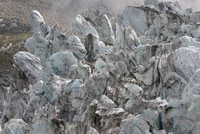 Front edge of the Argentiere glacier