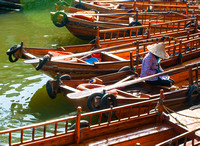 Boats in Tongli, China